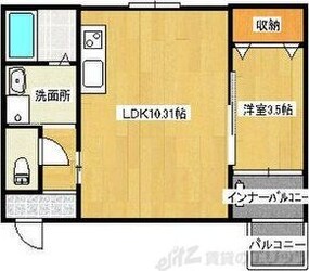 レーヴ茨木元町の物件間取画像